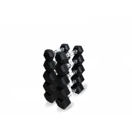 Набор гексагональных гантелей Original Fittools 5 пар от 1 до 5 кг