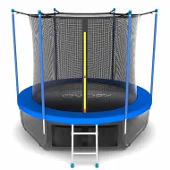 Батут для дачи EVO JUMP Internal 12ft (Sky) с внутренней сеткой + нижняя сеть