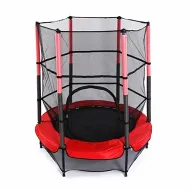 Батут для дачи EVO JUMP 4,5ft (140см) с внутренней сеткой + нижняя сеть
