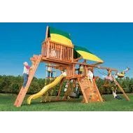 Игровая площадка Woodplay Castle Combo IV с тентованной крышей