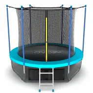 Батут для дачи EVO JUMP Internal 12ft (Wave) с внутренней сеткой + нижняя сеть