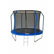 Батут 10FT 3.05м SportElite GAME фиберглас с принтом, защитной сеткой внутрь, с лестницей FR-50-10FT