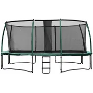 Батут для дачи KOGEE TRAMPS TOP Tramps 10'x14'(4.3x3.0м) прямоугольный с защитной сетью