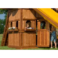Закрытый нижний домик Rainbow Play Sistems Clubhouse Lower-Level Playhouse