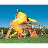 Игровая площадка Woodplay Castle Combo V с тентованной крышей